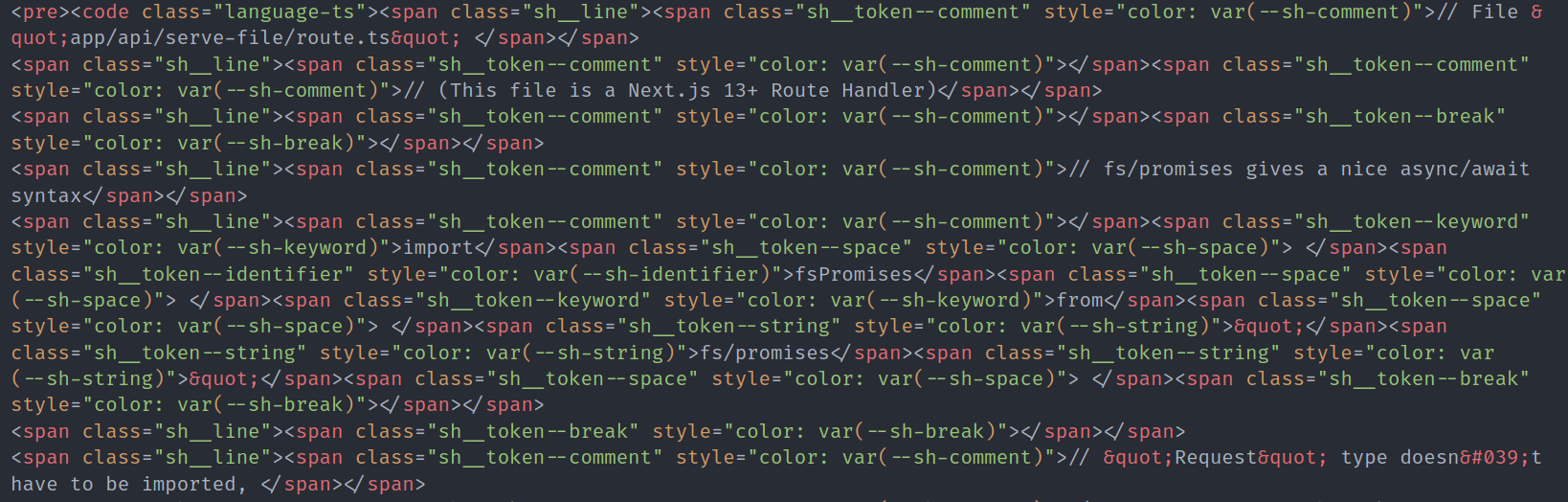 My code formatter greatly alters the HTML structure of the article